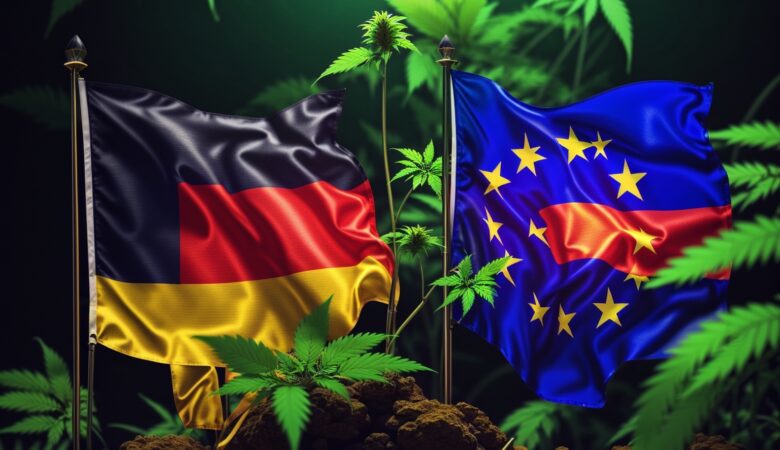 GTA eu and germany flags vs each other marijuana plant rgb li 3